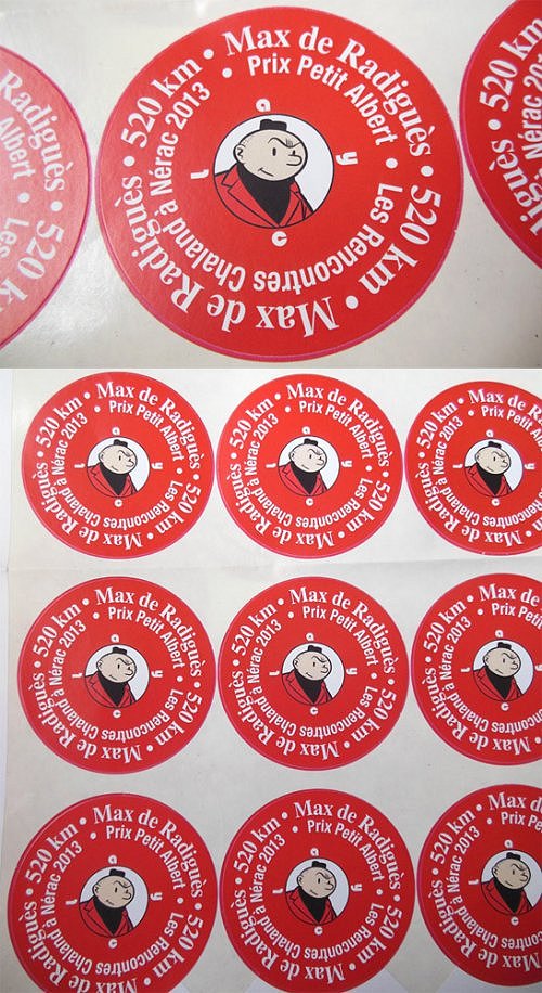 autocollant pour 520km img1